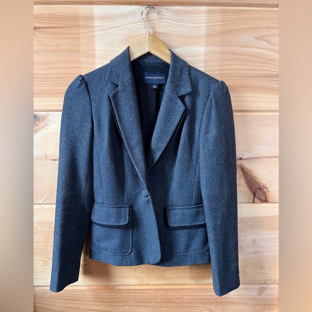 Banana Republic Women's Charcoal Blazer